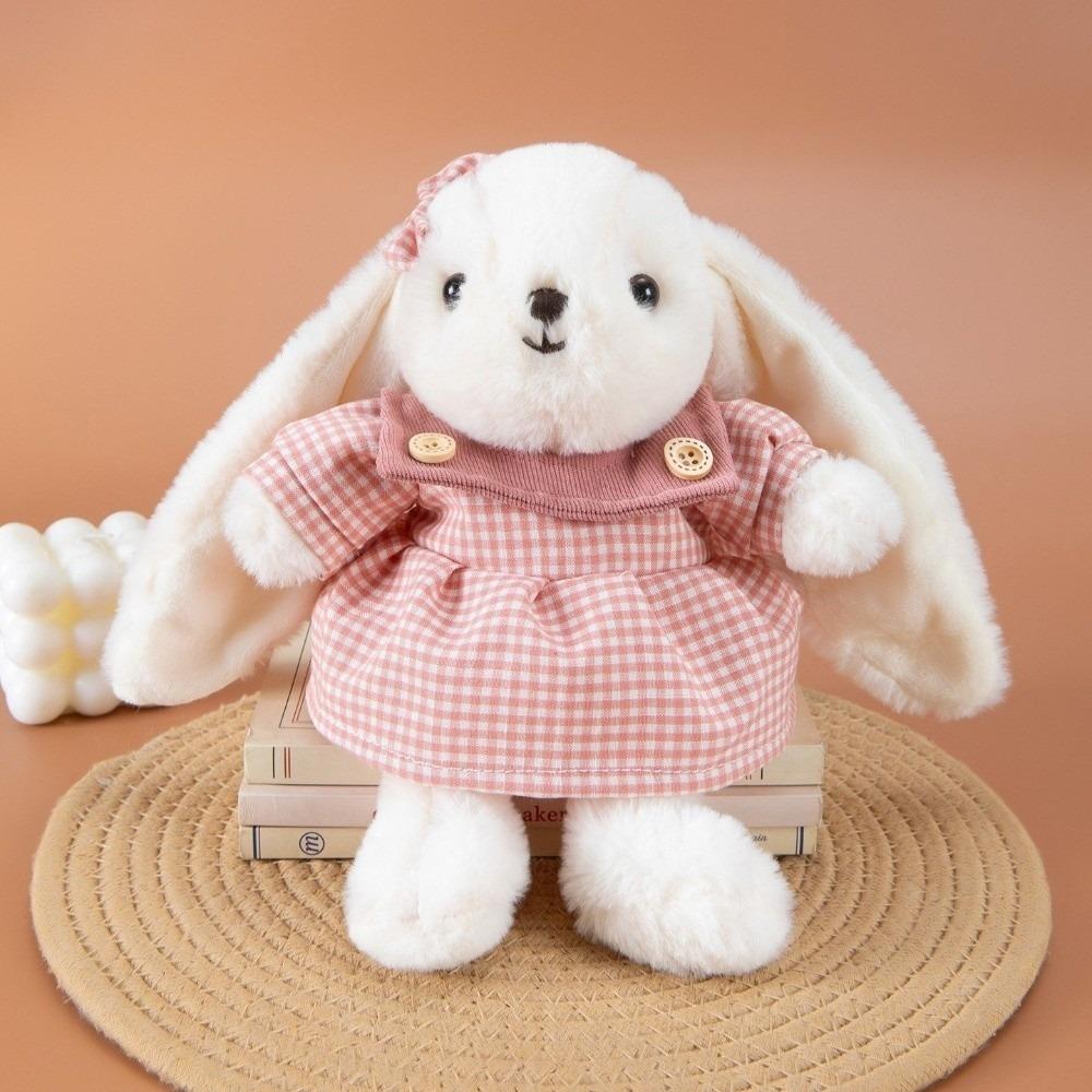 Long Ear Stuffed Animal Rabbit Clothed Bunny Rabbit Plushie Bunny Plush Toy Girls Gift