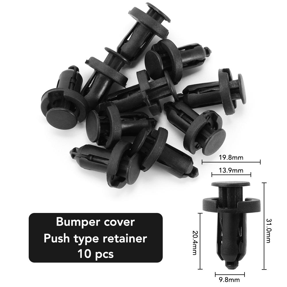 6 Size 100pcs Auto Fastener Clip Mixed Fastener Kit for Peugeot 206 207 208 307 308 407 408 2008 for Citroen C4 C5 C3 C4L