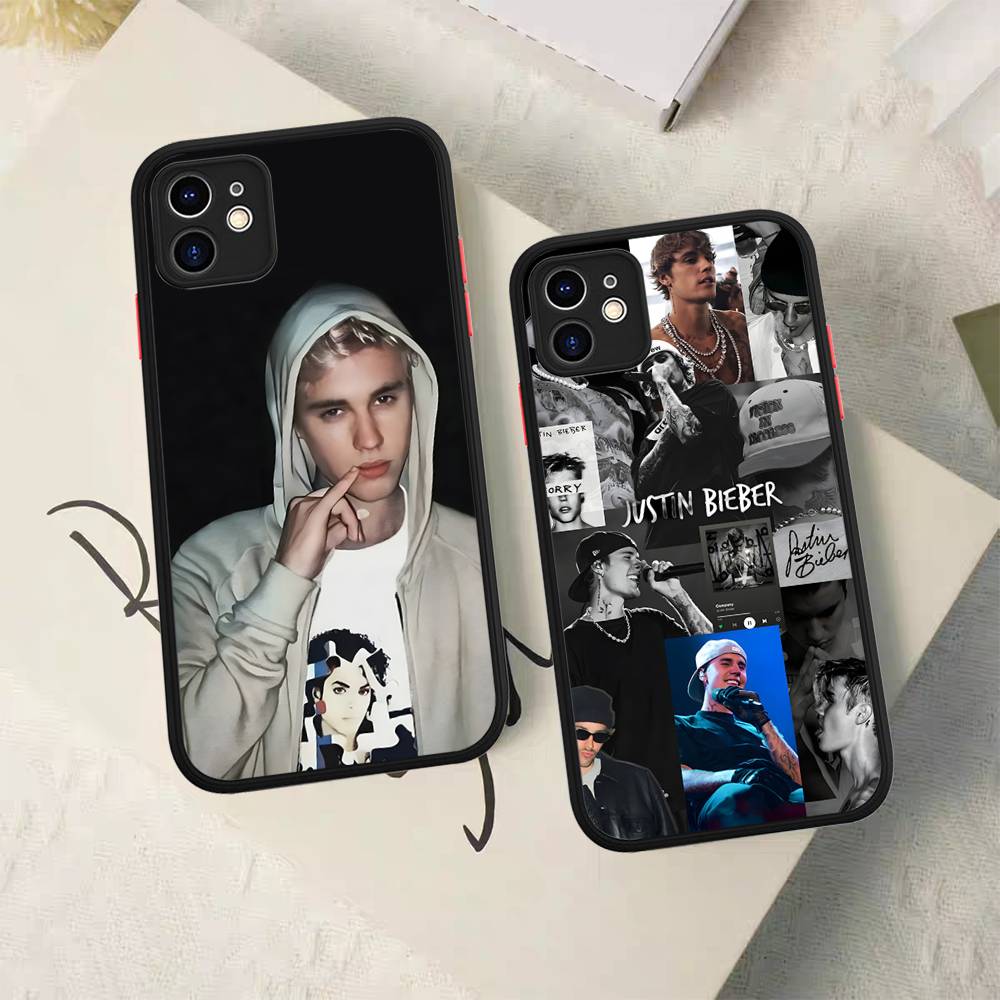 Singer J-Justin B-Bieber Phone Case For IPhone 16 Pro Max Case 11 12 13 14 15 Pro Plus X XS MAX Case Matte Cover