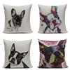 Versatile Boston Terrier French Bulldog Pillow Case Ideal For Any Home Decor