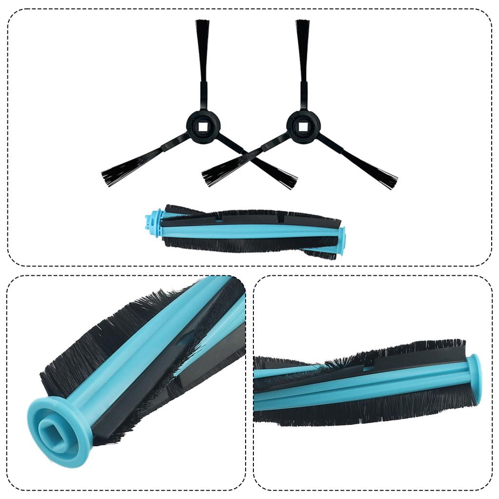 3-Piece Side Brush/Main Brush Set For RoboVac L35 Hybrid/L35 Hybrid+/LR30 Hybrid+ Robotic Vacuum Cleaners