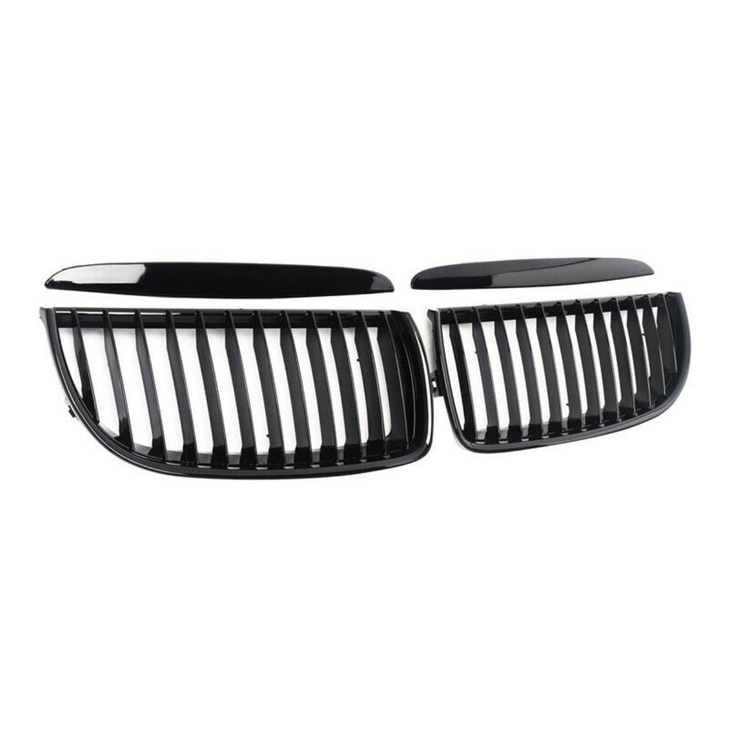 Car Front Bumper Grille Glossy Grille For Bmw 3 Series E90 E91 Pre-Facelift 2005 2006 2007 2008 Frony Kidney Hood Racing Grill