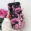 Für Tecno Pova 4 Pro Pova4 Elegantes Blumiges Katzen Handyhülle Für Tecno Pova 4 4Pro LG8n LG7n Klare TPU Silikon Weiche Hüllen Stoßfänger