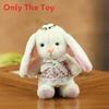 Plush Bunny Keychain With Movable Joints For Kids And Collectors