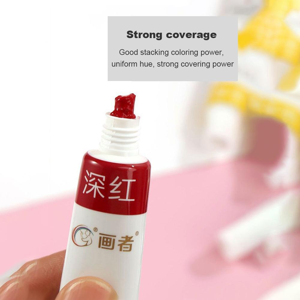 12/24 Colors Watercolor Paint Set Professional 5ml Tubes High Transparency for Artist Students Painting Beginners Art Supplies