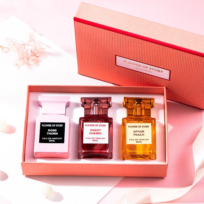 Mysterious Lady Eau de Perfume Three-piece Lasting Light Fragrance Fresh Gift Box