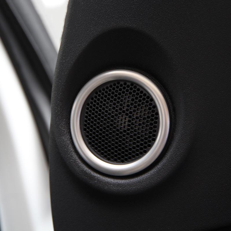 2Pcs For Land Rover Freelander 2 2007-2015 Door Audio Speaker Ring Trim Sticker Car Accessories