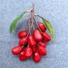 Artificial Reddates Realistic Jujube Ornament Simulated Dried Nut Model for Crafts and Photography Office Decorations