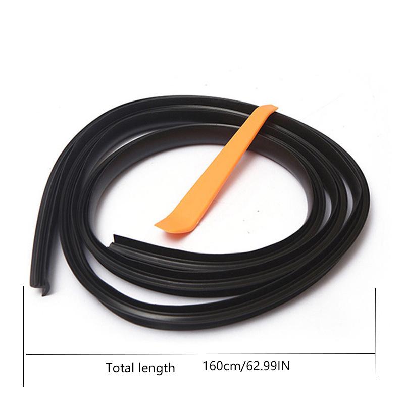 1PC Sealing strip of car center console, modification of instrument panel gap, sound insulation and dust prevention rubber strip