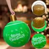 24 Inch PVC Inflatable Christmas Ball Outdoor Christmas Decorations New Years Christmas Ball Ornaments Holiday Yard Lawn Decor
