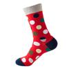 Hundreds Fashion Business Men 100% Cotton Happy Lattice Socks Unisex Boys Combed Hip Hop Street Skateboard Funny High Sox Set