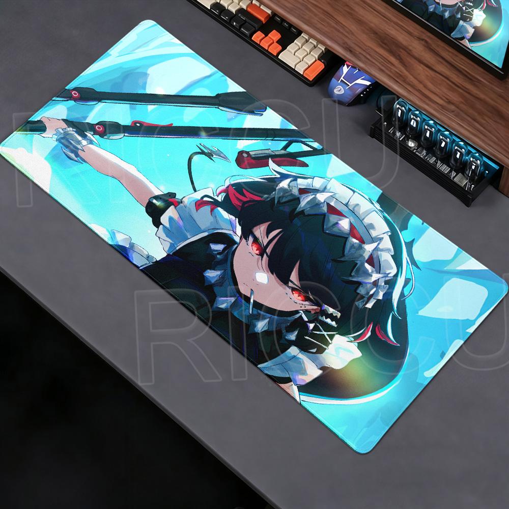 New Cute Extended Mouse Pad MousePad Desk Mat Zenless Zone Zero Keyboard Mat Anime Girl Pc Anti-slip Rubber Game Accessories