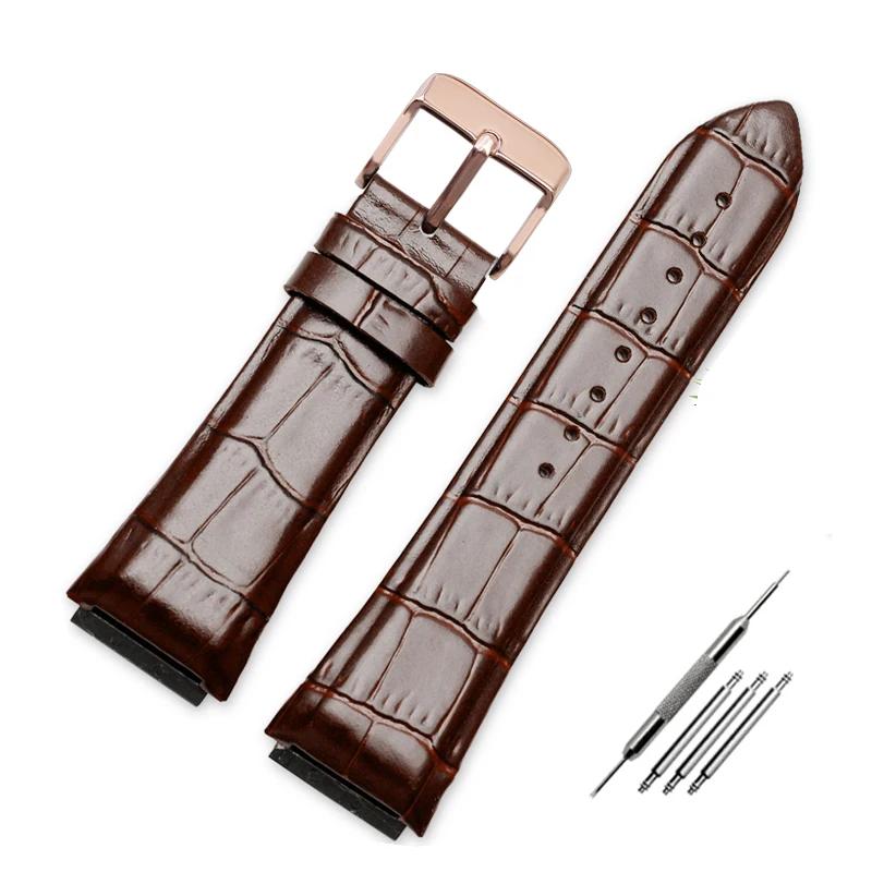 Классический 22 мм синий ремешок из натуральной кожи для часов GUESS W0040G3 W0247G3 — фото 15