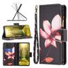 Applicable to Samsung S25 mobile phone leather case A34 painted zipper card wallet protective case Redmi Note12