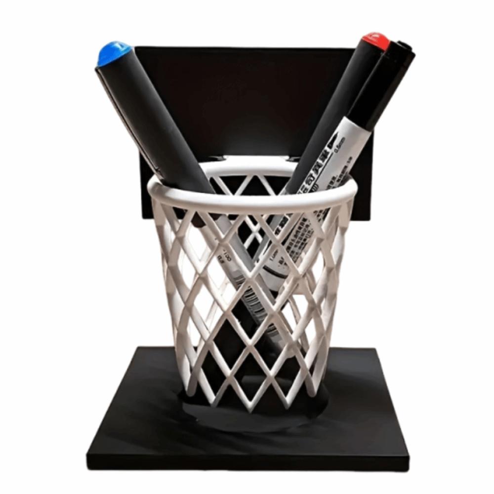 

Large Capacity Stationery Storage Container Creative Mini Trash Can Student Gift without Pens