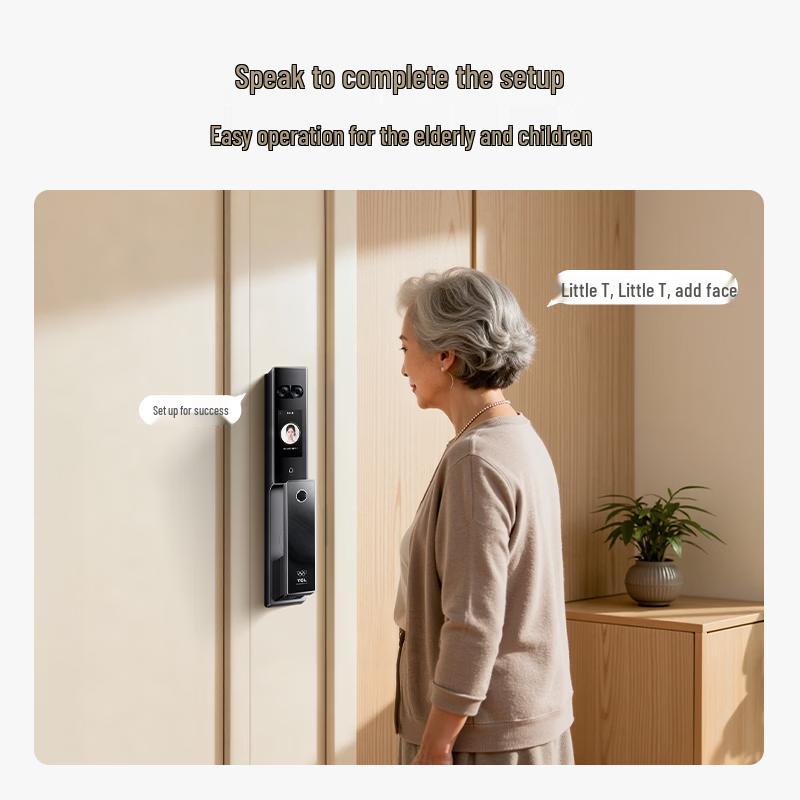 TCL K11 Pro AI Smart Door Lock with Dual Screen & Face Recognition