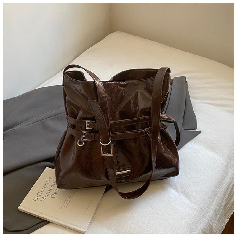 Fashion Bag New Large-capacity Simple Shoulder Messenger Bag Fashion Casual Commuter Tote Bag Women