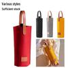 Luxury Hand-held Single Bottle Red Wine Gift Bag - Thick Non-woven Felt