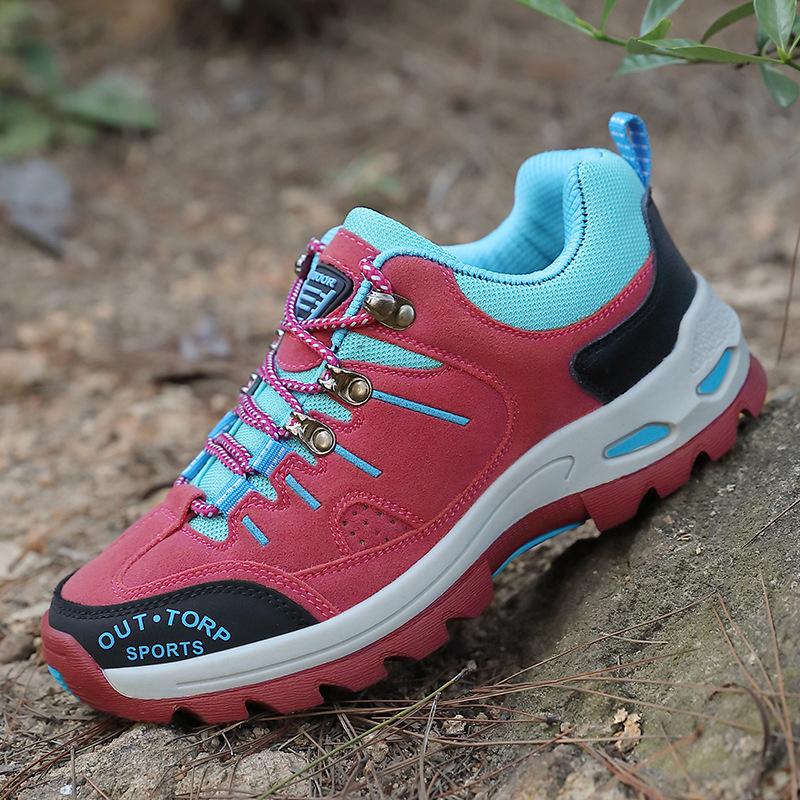 Jinjiang shoes new autumn and winter outdoor hiking shoes men's and women's shoes hiking shoes warm couple shoes large size shoes