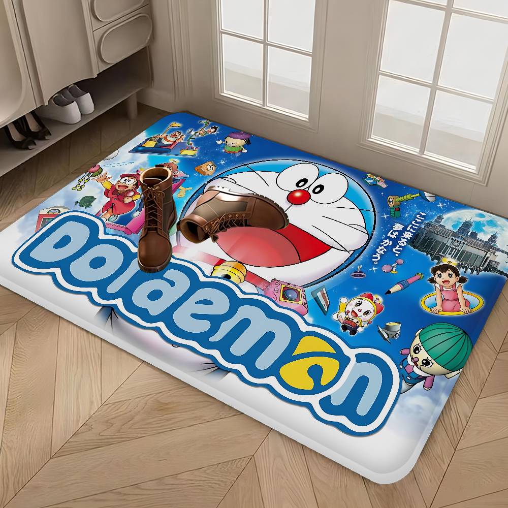 D-Doraemon Floor Mat Cheaper Anti-slip Modern Living Room Balcony Printed Bedside Mats
