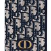Dior 30 Montaigne Logo Print Canvas Passport Holder Women accessories Blue S2095UTZQ-M928