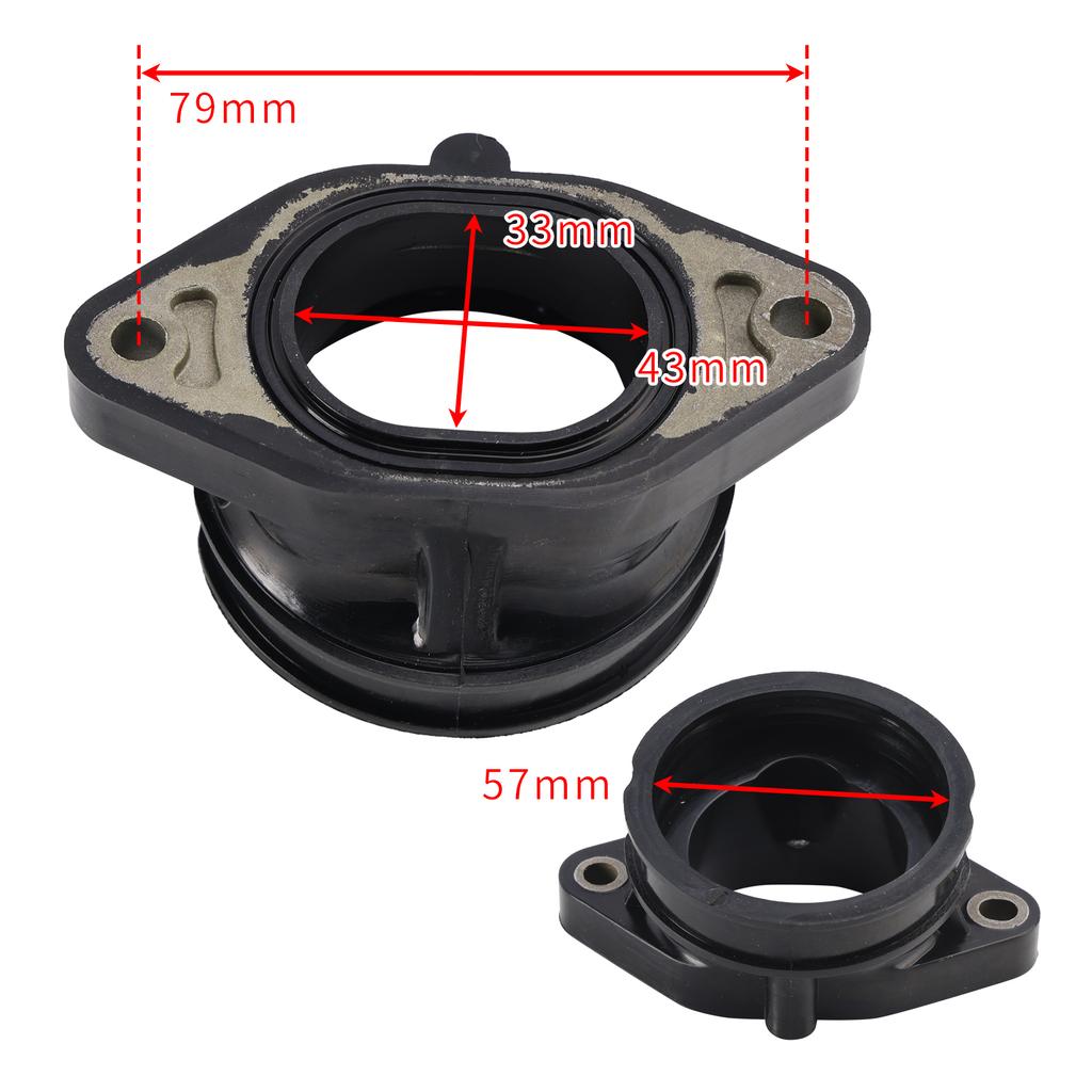 2x Intake Manifold Carburetor Boot 1205302 For Polaris RZR 1000 XP EPS 2014-2023