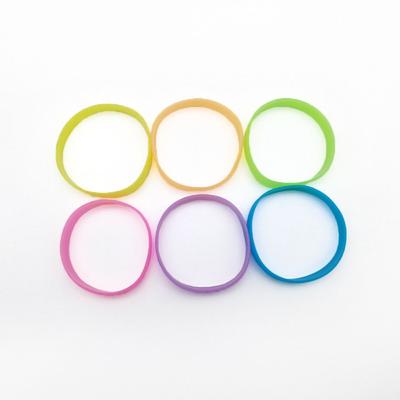 Armreif Silikon Fitness-Armband Leuchtende Gummiarmbänder Sport-Armbänder Silikon Schweißband