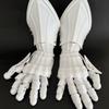 Impression 3D Armure de Bras Mécanique Multifonctionnelle Gants Longs en Plastique Techwear Vintage Médiéval Armure de Main Costume Cosplay