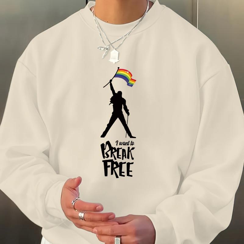 

Men s Crew Neck Sweatshirt, Wrinkle-Resistant Fabric, Low-Maintenance Work Wear S