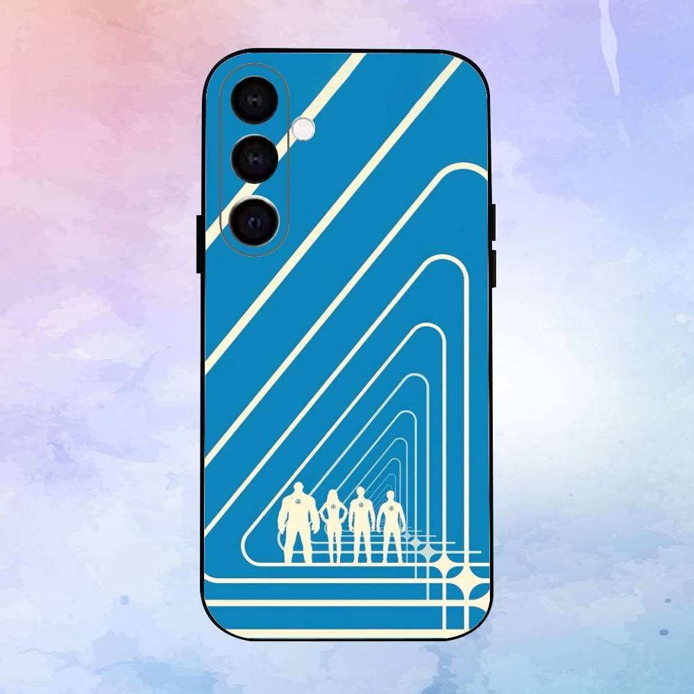 F-FANTASTIC-FOUR-4 Phone Case For Samsung Galaxy A73,A72,A71,A70,A53,A52,A51,Others Soft Black Shell