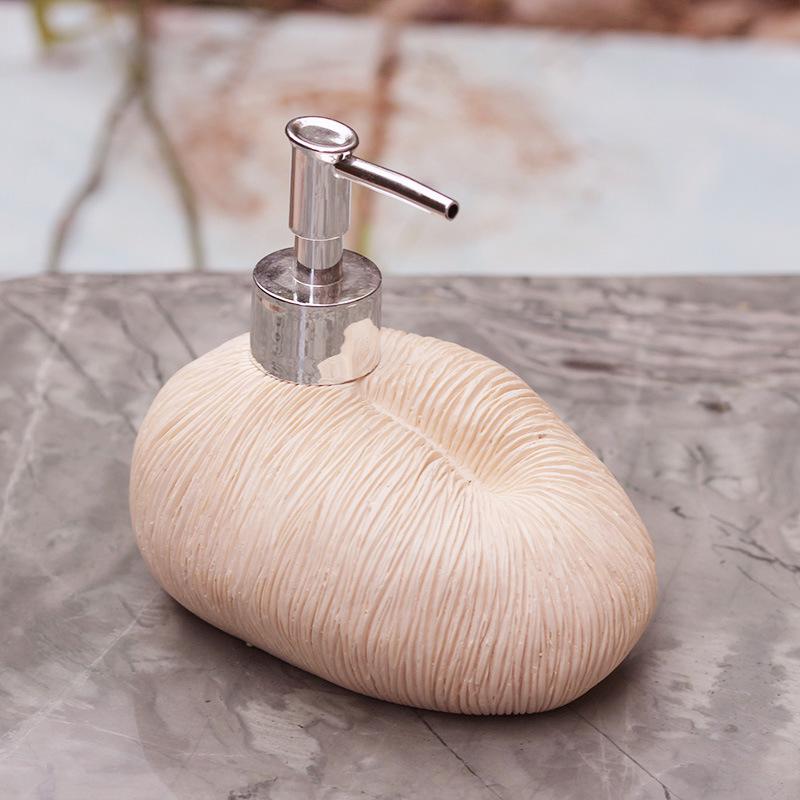 Luxuriöse Keramik-Druckflasche für Handseife, Shampoo und Duschgel