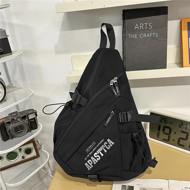 Men's Multi-use Crossbody Bag Lightweight Chest Bag Commuter Backpack Women's Outdoor Sports Backpack