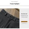 Woolen High-Waisted Wide-Leg Pants for Women - Autumn/Winter 2025, Casual Loose Fit, Thickened Drape.
