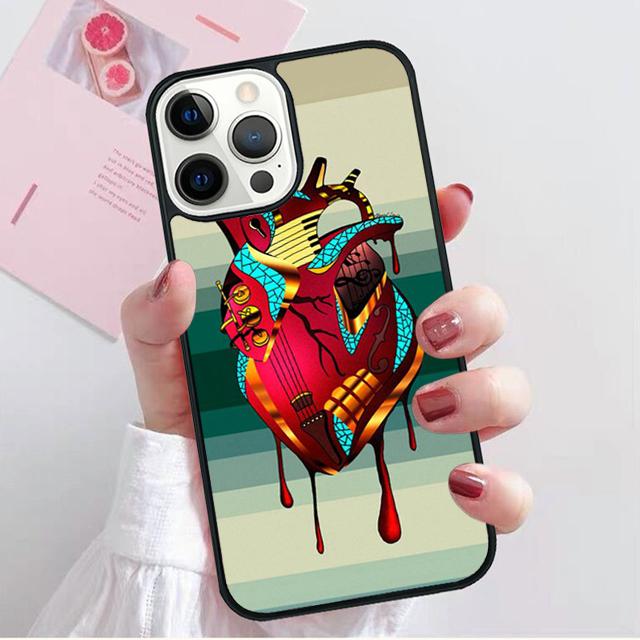 Human Brain Art Phone Case Back Cover for iPhone 17 Air 16 15 14 13 11 12 Pro Max Plus Shell Coque