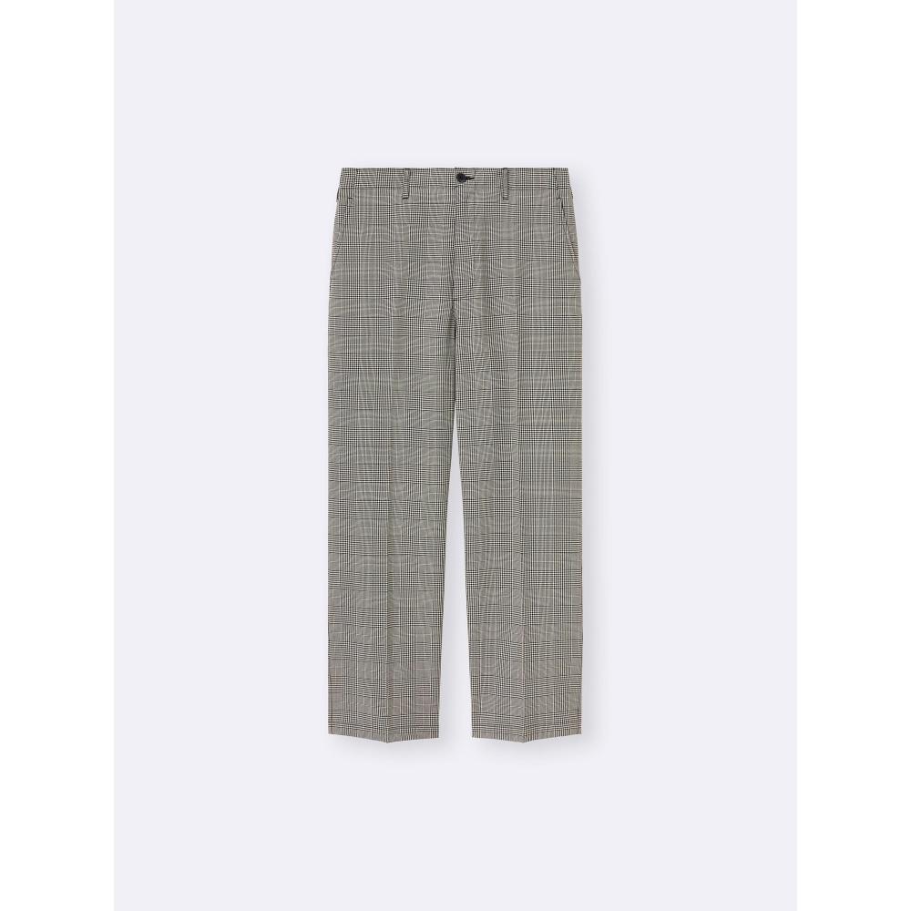 Gu Wide Slacks  Check   Standard Length 69.5 73.5cm 