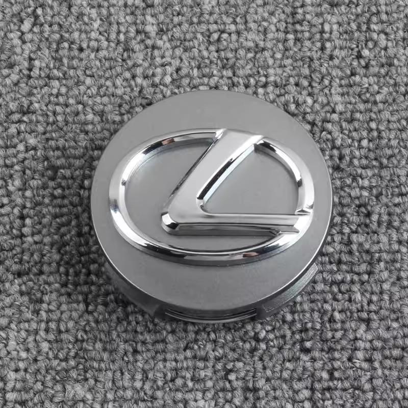 

4Pcs Car Emblem 62MM Wheel Center Cover Hub Accessories For Lexus GS IS LS500h ES260 ES300h RX350h NX260 UX260 LM LC RZ450e TX