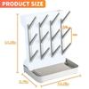 Vertical Baby Bottle Drying Rack Space Saving Large Drying and Draining Stand Multi Tiered Storage Holder Organizer Countertop