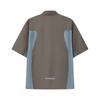 FILA Original Patchwork Mountain Style Casual Comfortable Shirt Men shirts Dry-Wood-Khaki F11M629404FMK