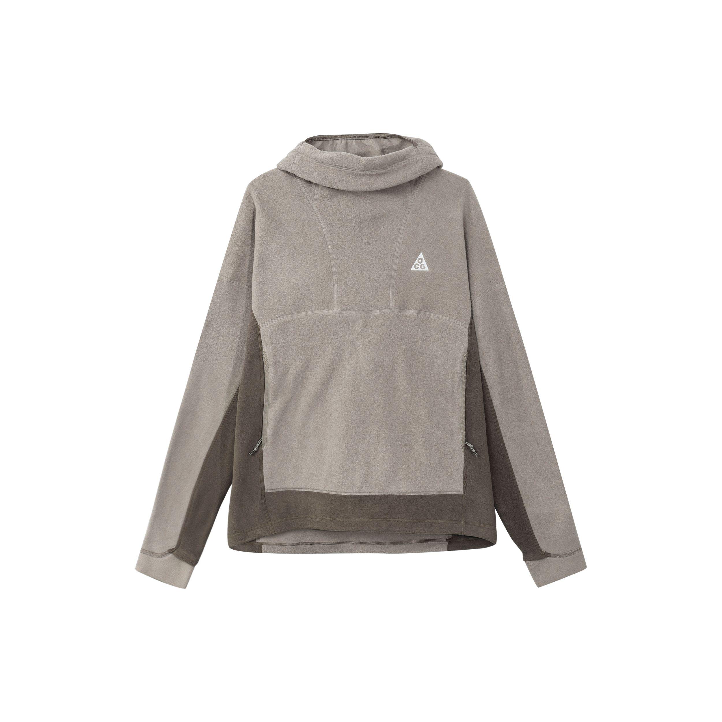 Nike ACG Therma-FIT Wolf Tree Men s Pullover Hoodie Moon Fossil Olive Grey Ironstone Summit White DQ5780-087 XXL