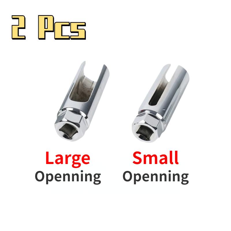 1/2 Stück Universal 22mm 1/2" Antrieb Auto Lambda Sauerstoffsensor Steckschlüssel Ausbau Einbau Werkzeug Professionelles Autozubehör