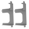 2pcs 2.5in Hard Drive Bracket HDD SSD 3D Printed Bracket for PS2 SCPH 30000 SCPH 50000 Console Silver Gray