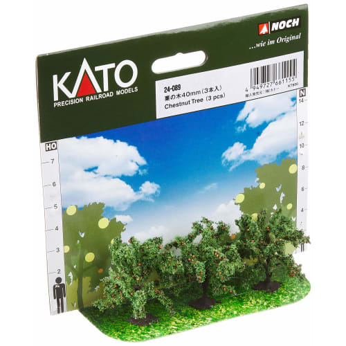 

KATO N Gauge Chestnut Tree 40mm (3 pieces) 24-089 Diorama Supplies