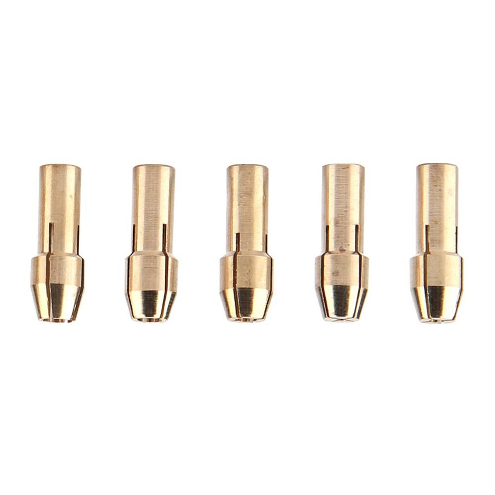 22 PCS Rotary Tool Brass Collet Set 0.5-3.2mm 4.3mm Shank Collet Bit Set Quick Change Drill Chuck Set For Dremel