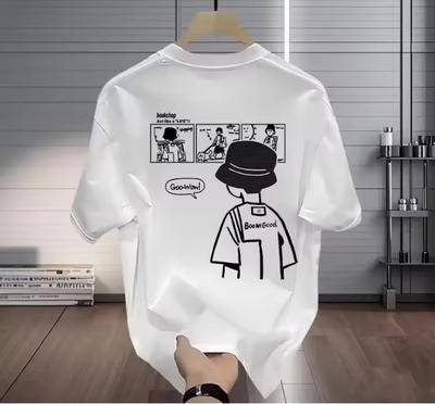 2026 Summer New Design 100 Cotton Unisexs Casual TShirt Fashionable Printed TShirt Breathable LooseFitting and Comfortable