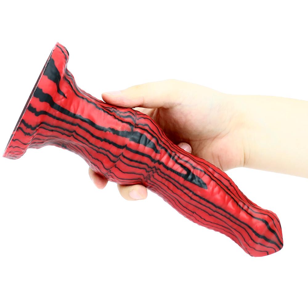 Silica Gel New Nightingale Mixed Color Liquid Silicone Big Penis Simulation Special-shaped Back Court Anal Plug Stimulation G-spot Sex Toy