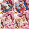 Card Captor Cushion Cover Pattern Printed Pillowcase for Living Room Sofa Cushion Cover & Bedroom Decor