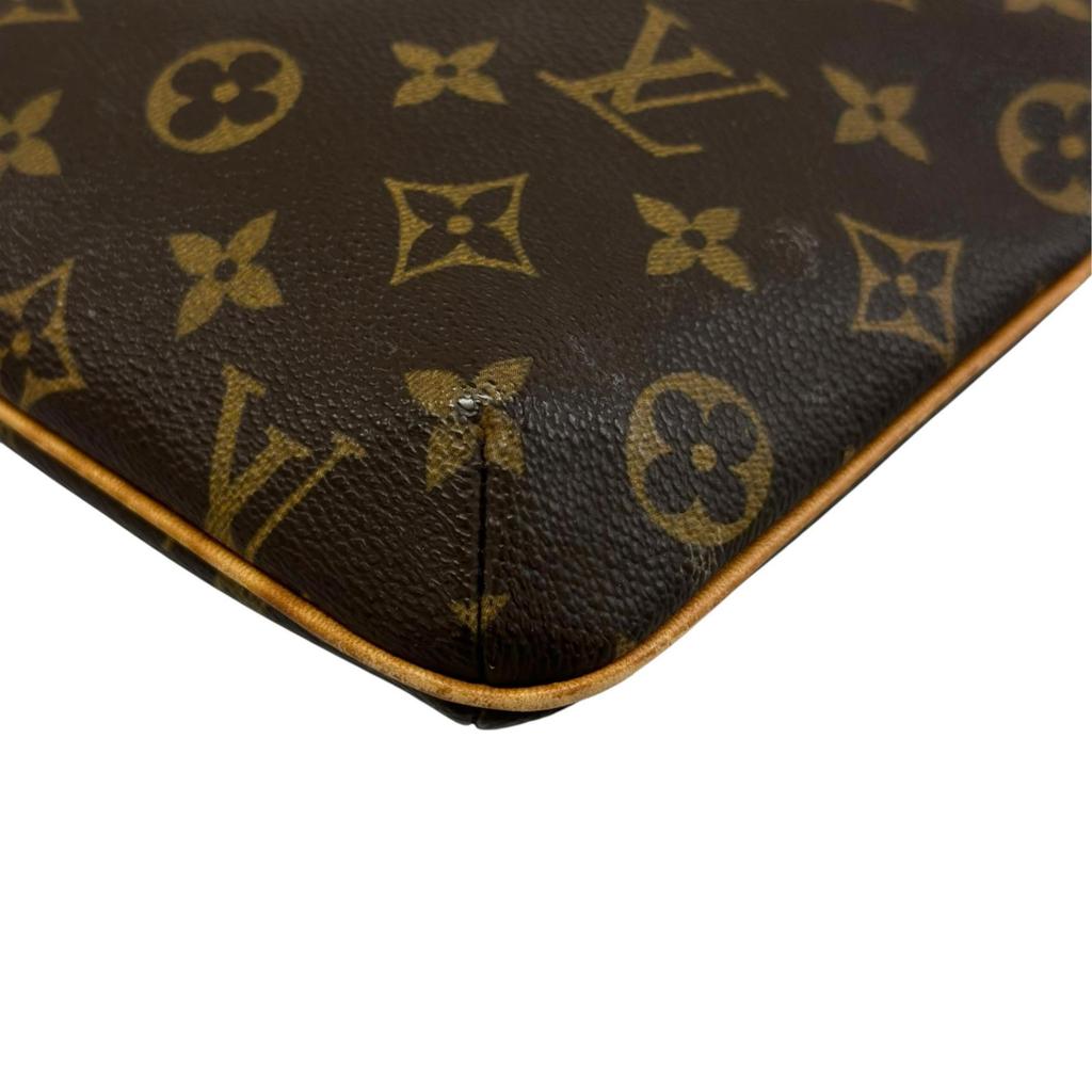 LOUIS VUITTON Partition M51901 Shoulder Bag Brown Women Pouch used