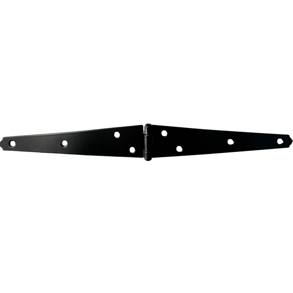 Black Shed Door Gate Hinges with Screws Decorative Strap Hinge Heavy Duty Door Hinges Furniture Door Hardware Enduring