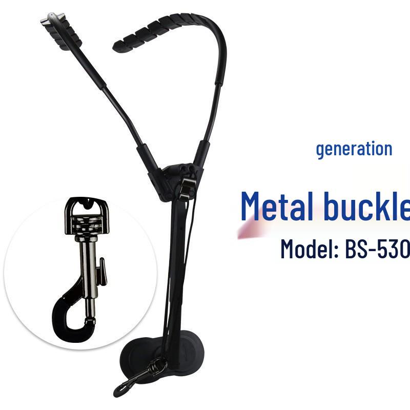 Bonmusica Saxophone Dual Shoulder Strap for Soprano, Alto, Tenor - Swiss Style for Children & Adults