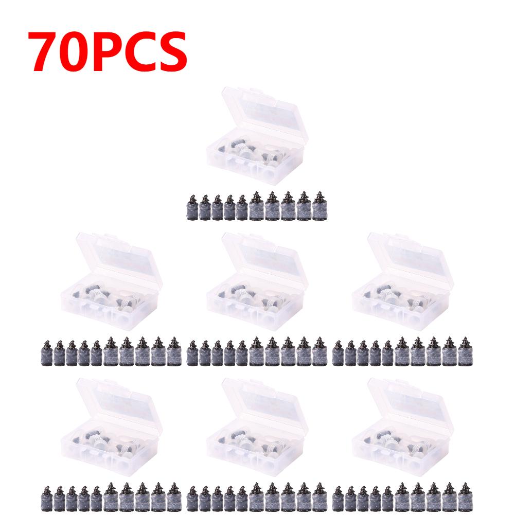 10-70Pcs Car Tyre Repair Rubber Nail Set Universal Car Motorcycle Tyre Repair Nails Truck Scooter Bike Tire Puncture Repair Too